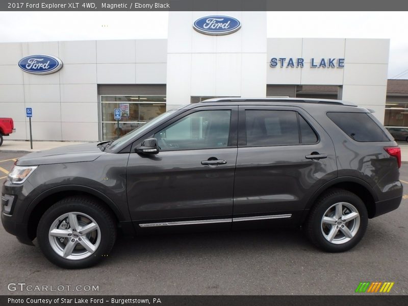 Magnetic / Ebony Black 2017 Ford Explorer XLT 4WD