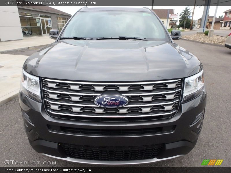 Magnetic / Ebony Black 2017 Ford Explorer XLT 4WD