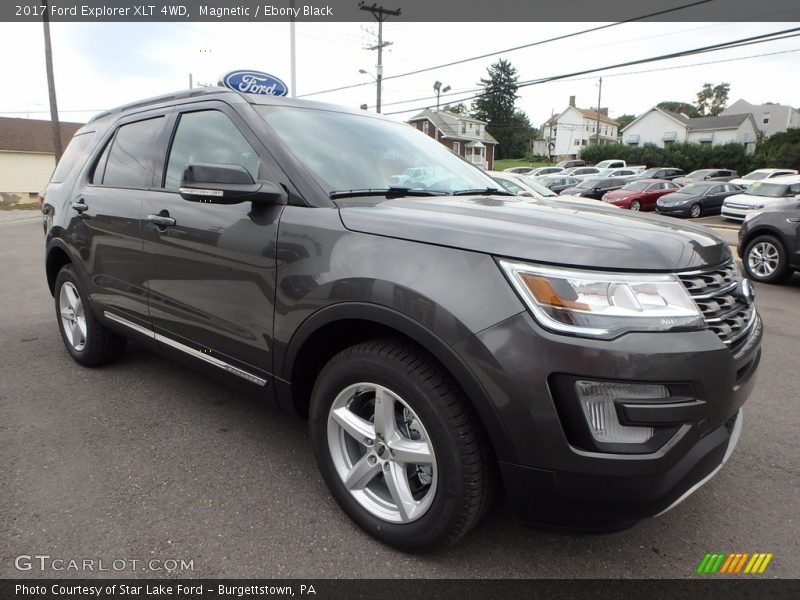 Magnetic / Ebony Black 2017 Ford Explorer XLT 4WD