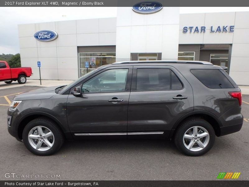 Magnetic / Ebony Black 2017 Ford Explorer XLT 4WD