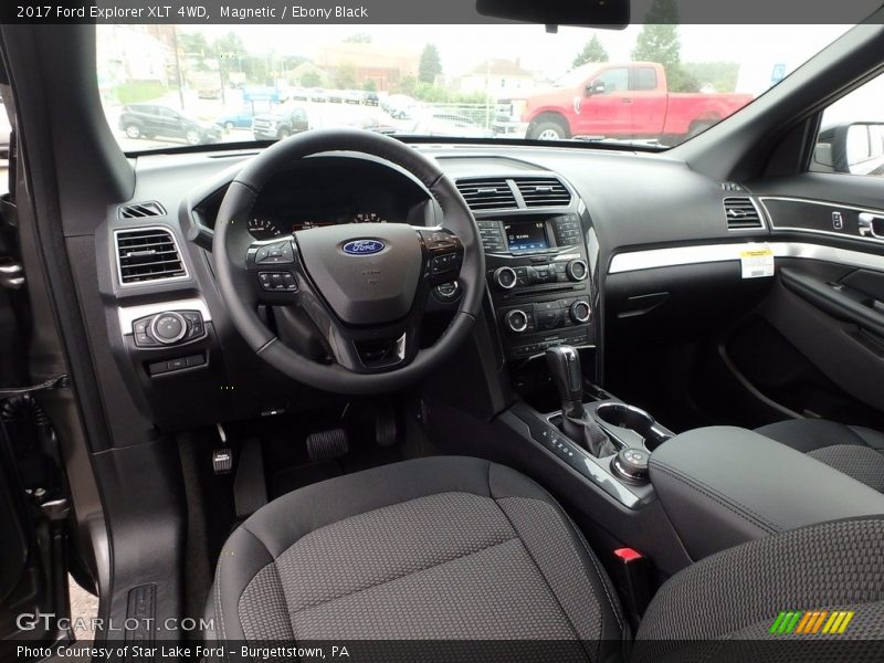 Magnetic / Ebony Black 2017 Ford Explorer XLT 4WD