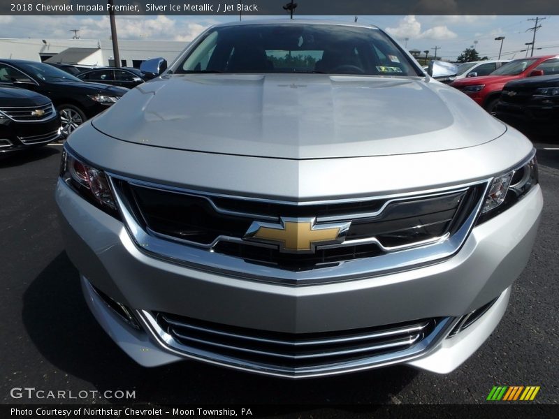 Silver Ice Metallic / Jet Black 2018 Chevrolet Impala Premier