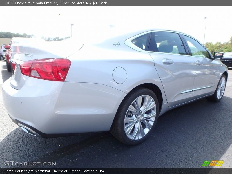 Silver Ice Metallic / Jet Black 2018 Chevrolet Impala Premier