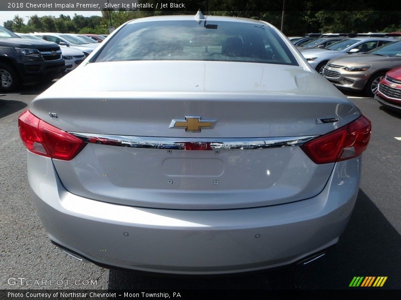 Silver Ice Metallic / Jet Black 2018 Chevrolet Impala Premier