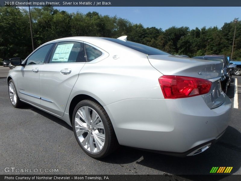 Silver Ice Metallic / Jet Black 2018 Chevrolet Impala Premier