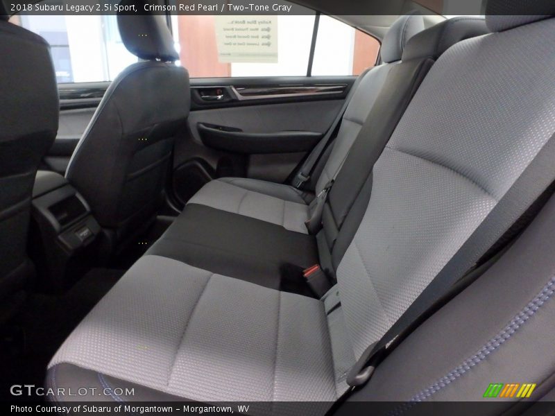 Rear Seat of 2018 Legacy 2.5i Sport
