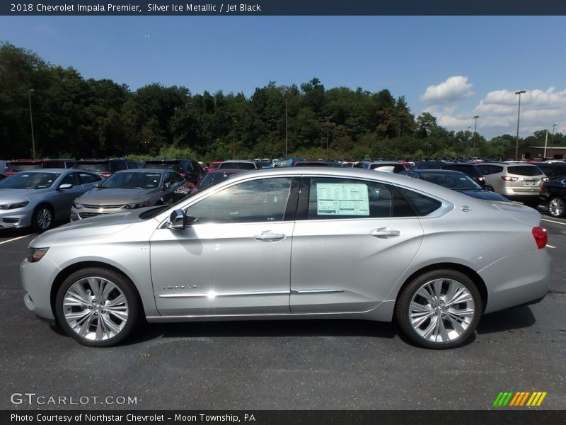 Silver Ice Metallic / Jet Black 2018 Chevrolet Impala Premier