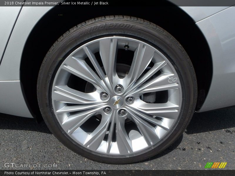 Silver Ice Metallic / Jet Black 2018 Chevrolet Impala Premier