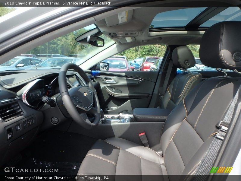 Silver Ice Metallic / Jet Black 2018 Chevrolet Impala Premier