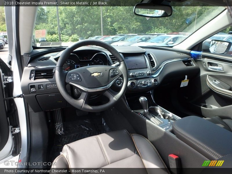 Silver Ice Metallic / Jet Black 2018 Chevrolet Impala Premier