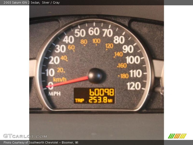Silver / Gray 2003 Saturn ION 2 Sedan