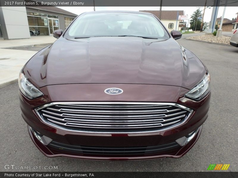 Burgundy Velvet / Ebony 2017 Ford Fusion S