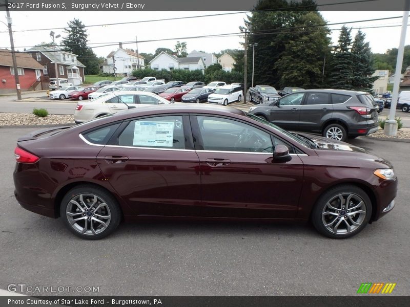 Burgundy Velvet / Ebony 2017 Ford Fusion S