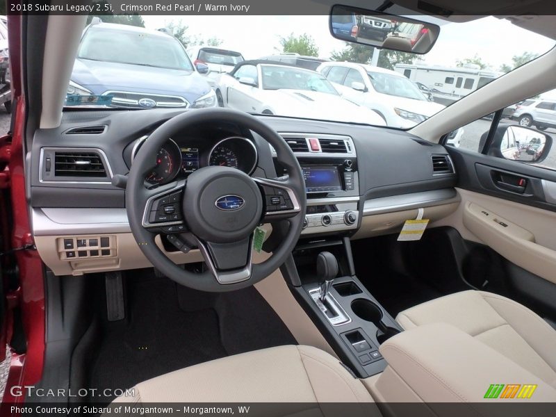 Crimson Red Pearl / Warm Ivory 2018 Subaru Legacy 2.5i