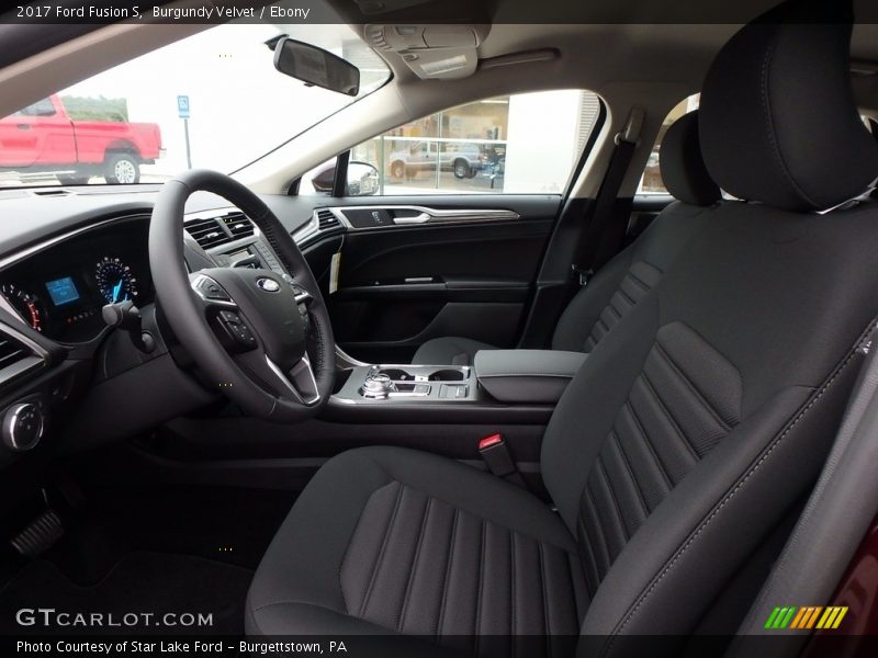 Burgundy Velvet / Ebony 2017 Ford Fusion S