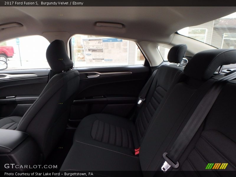 Burgundy Velvet / Ebony 2017 Ford Fusion S