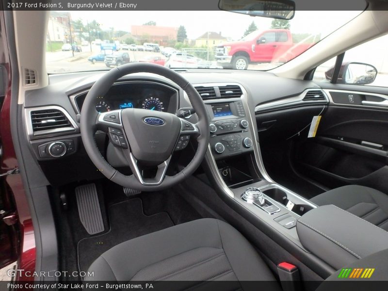 Burgundy Velvet / Ebony 2017 Ford Fusion S