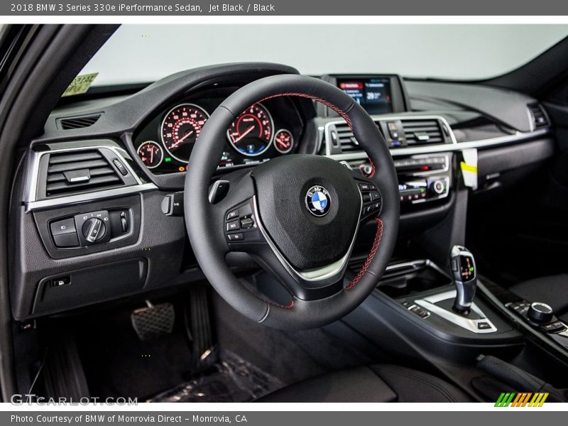 Jet Black / Black 2018 BMW 3 Series 330e iPerformance Sedan