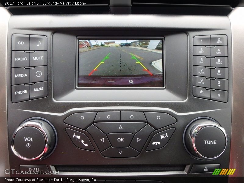 Burgundy Velvet / Ebony 2017 Ford Fusion S