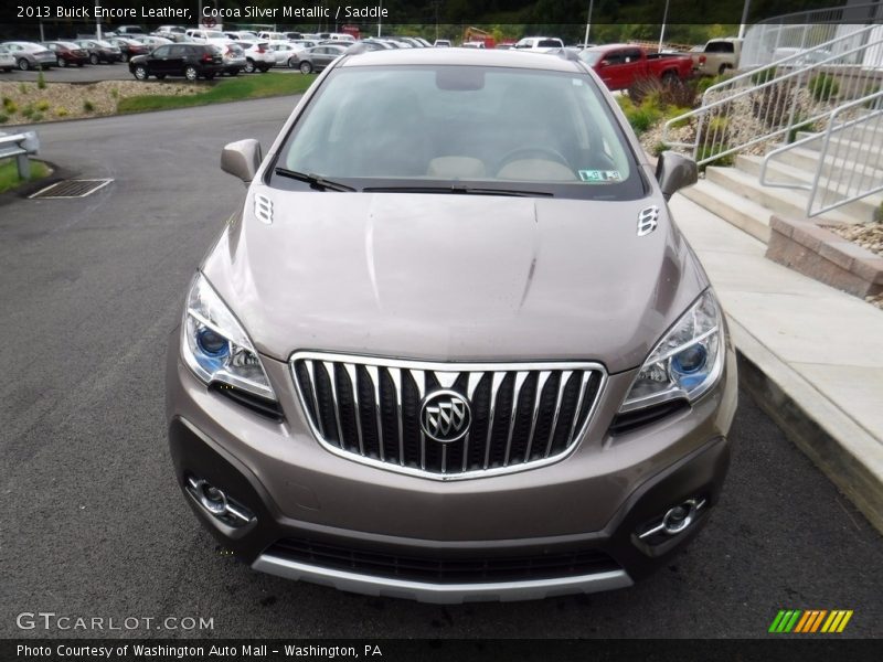 Cocoa Silver Metallic / Saddle 2013 Buick Encore Leather