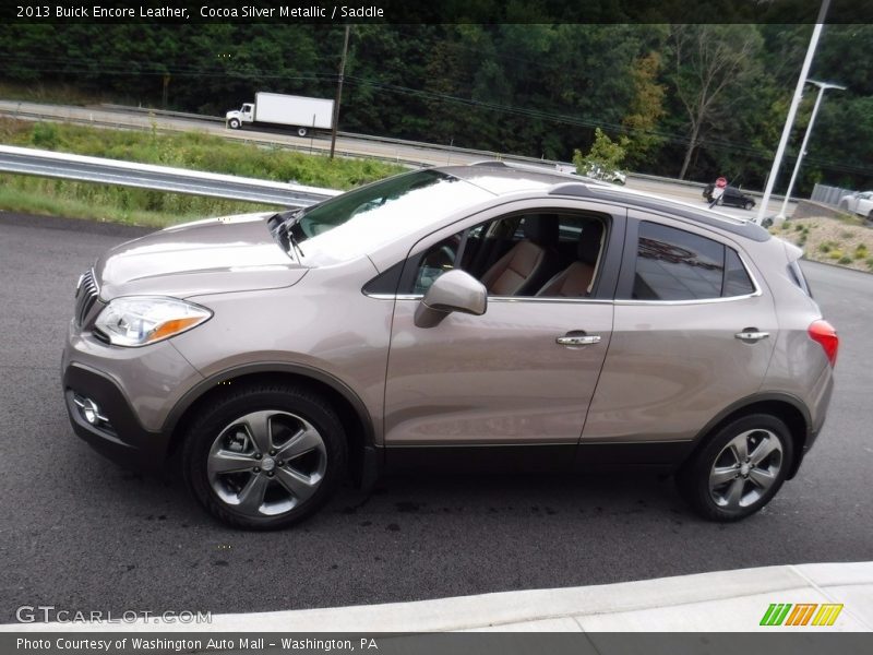 Cocoa Silver Metallic / Saddle 2013 Buick Encore Leather