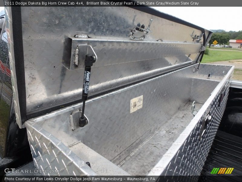 Brilliant Black Crystal Pearl / Dark Slate Gray/Medium Slate Gray 2011 Dodge Dakota Big Horn Crew Cab 4x4