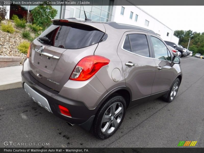 Cocoa Silver Metallic / Saddle 2013 Buick Encore Leather