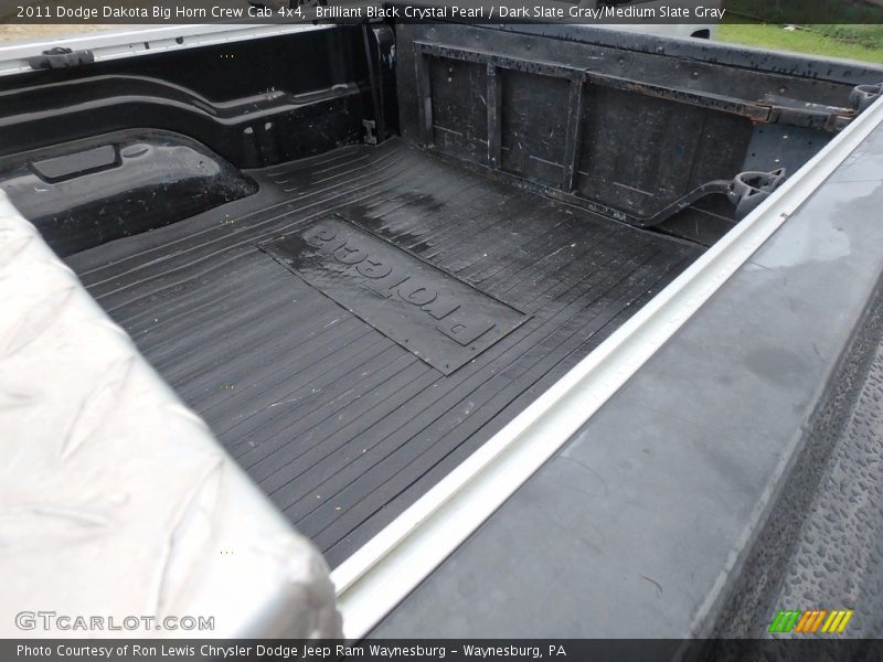 Brilliant Black Crystal Pearl / Dark Slate Gray/Medium Slate Gray 2011 Dodge Dakota Big Horn Crew Cab 4x4