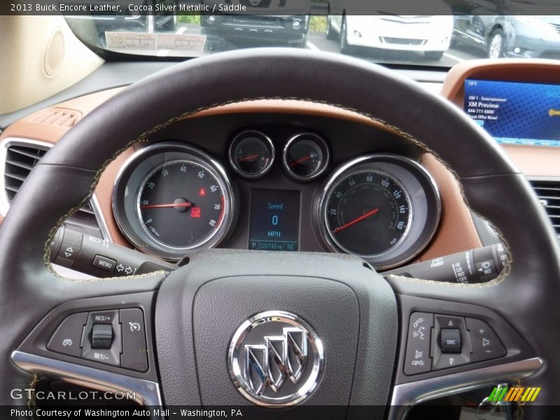 Cocoa Silver Metallic / Saddle 2013 Buick Encore Leather