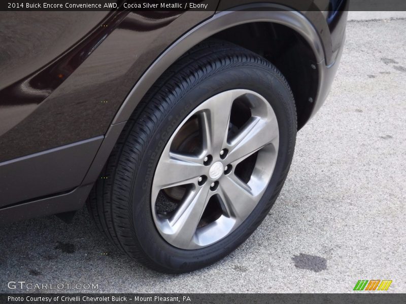 Cocoa Silver Metallic / Ebony 2014 Buick Encore Convenience AWD