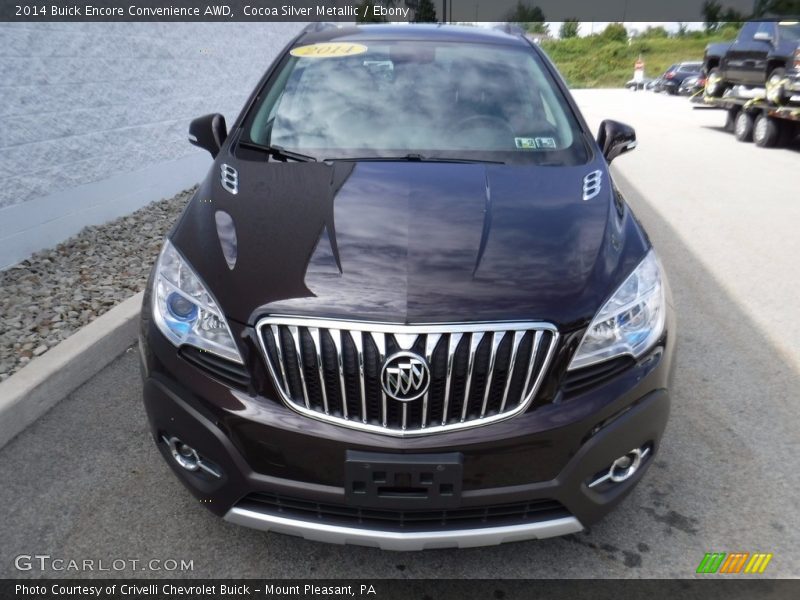 Cocoa Silver Metallic / Ebony 2014 Buick Encore Convenience AWD