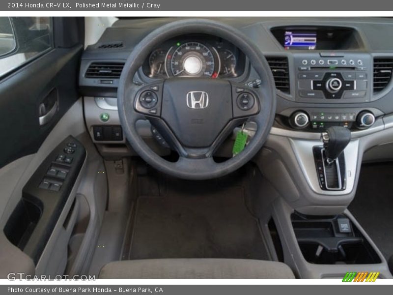 Polished Metal Metallic / Gray 2014 Honda CR-V LX