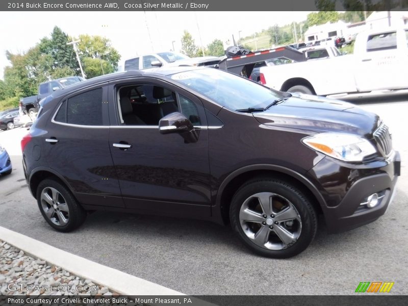 Cocoa Silver Metallic / Ebony 2014 Buick Encore Convenience AWD