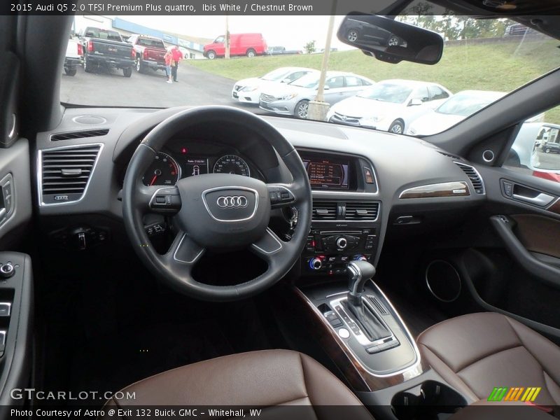 Ibis White / Chestnut Brown 2015 Audi Q5 2.0 TFSI Premium Plus quattro