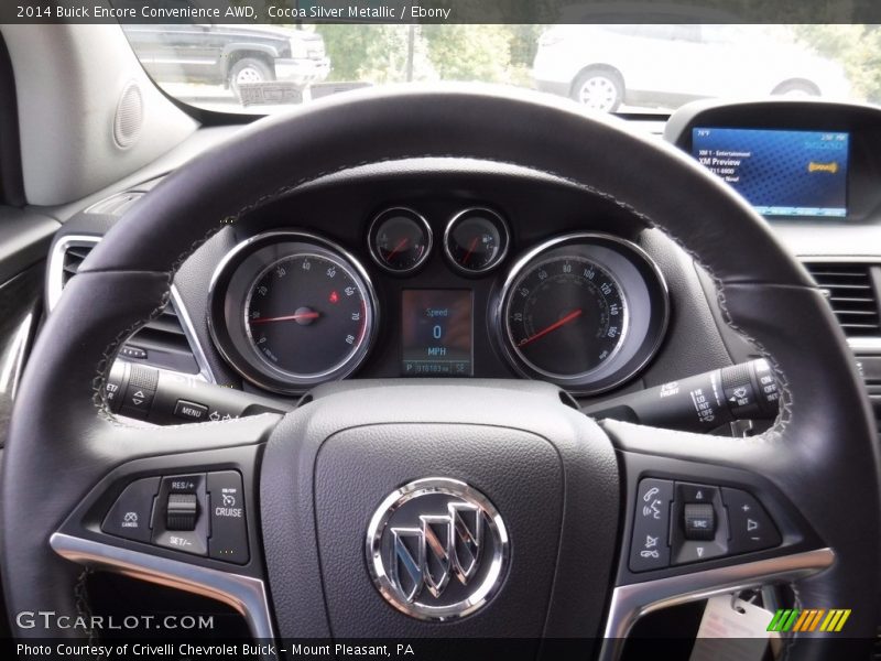Cocoa Silver Metallic / Ebony 2014 Buick Encore Convenience AWD