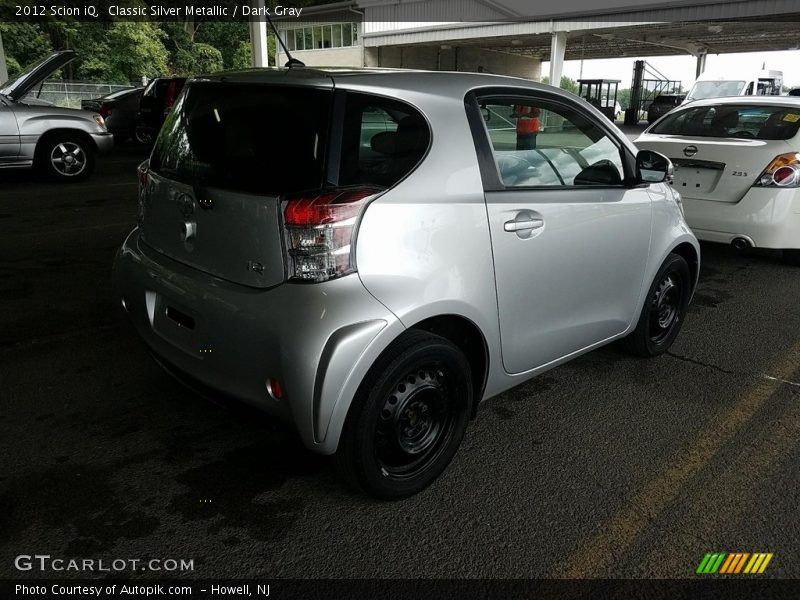 Classic Silver Metallic / Dark Gray 2012 Scion iQ