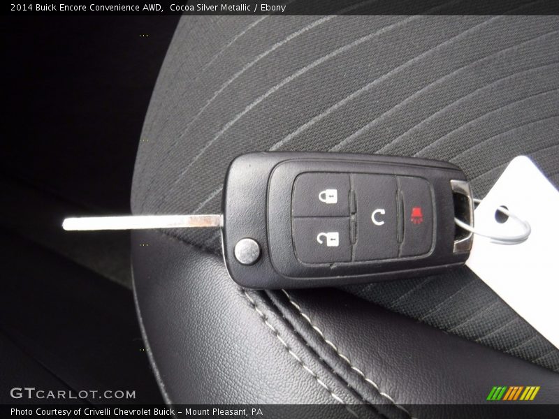 Cocoa Silver Metallic / Ebony 2014 Buick Encore Convenience AWD