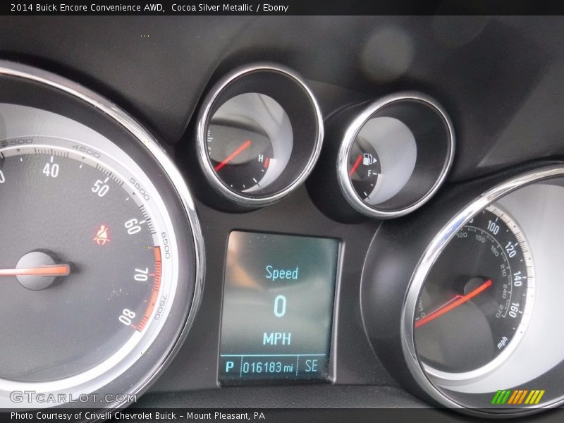 Cocoa Silver Metallic / Ebony 2014 Buick Encore Convenience AWD