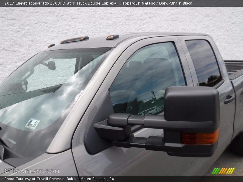 Pepperdust Metallic / Dark Ash/Jet Black 2017 Chevrolet Silverado 2500HD Work Truck Double Cab 4x4