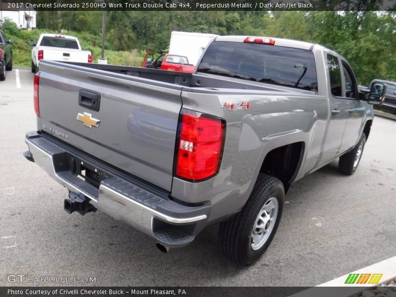 Pepperdust Metallic / Dark Ash/Jet Black 2017 Chevrolet Silverado 2500HD Work Truck Double Cab 4x4