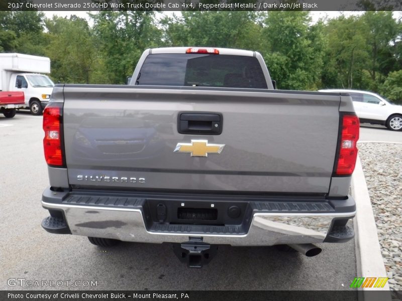 Pepperdust Metallic / Dark Ash/Jet Black 2017 Chevrolet Silverado 2500HD Work Truck Double Cab 4x4