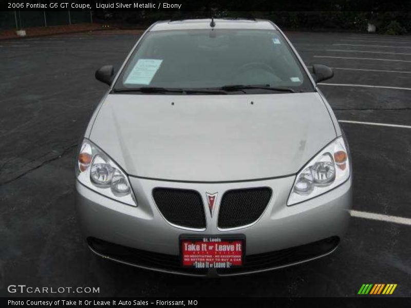 Liquid Silver Metallic / Ebony 2006 Pontiac G6 GT Coupe