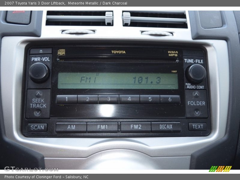 Meteorite Metallic / Dark Charcoal 2007 Toyota Yaris 3 Door Liftback