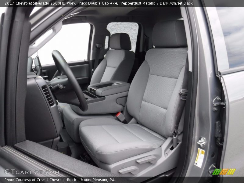 Pepperdust Metallic / Dark Ash/Jet Black 2017 Chevrolet Silverado 2500HD Work Truck Double Cab 4x4