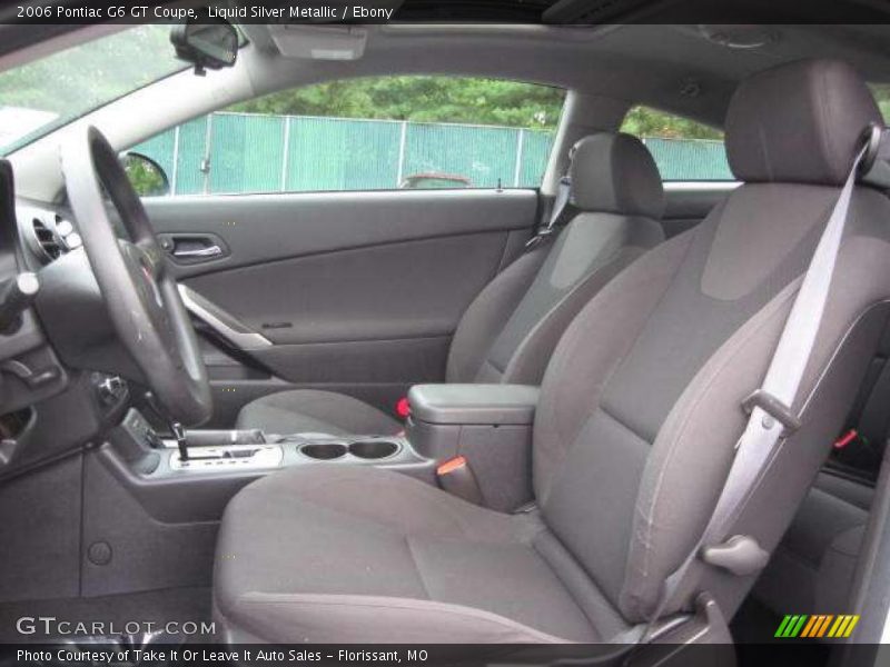 Liquid Silver Metallic / Ebony 2006 Pontiac G6 GT Coupe