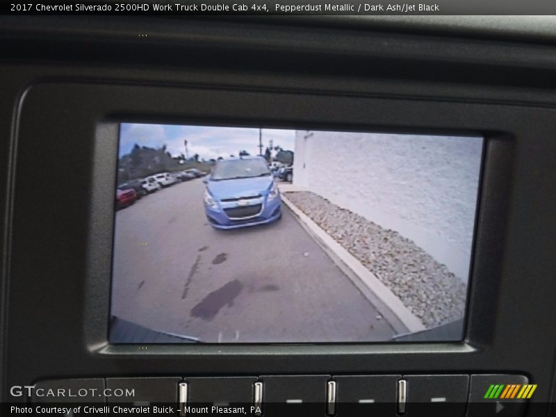 Pepperdust Metallic / Dark Ash/Jet Black 2017 Chevrolet Silverado 2500HD Work Truck Double Cab 4x4