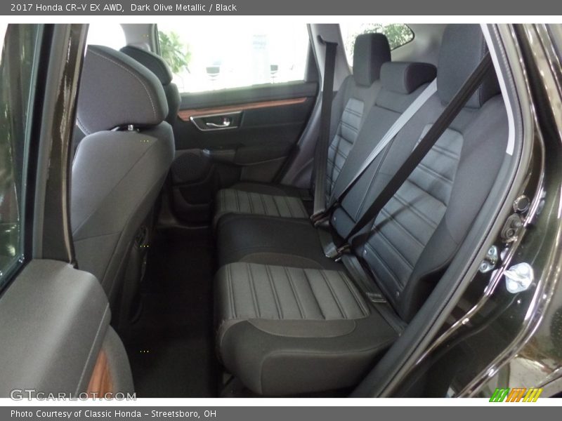 Dark Olive Metallic / Black 2017 Honda CR-V EX AWD