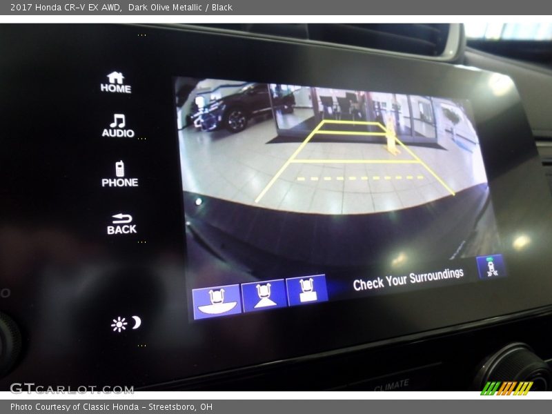 Dark Olive Metallic / Black 2017 Honda CR-V EX AWD