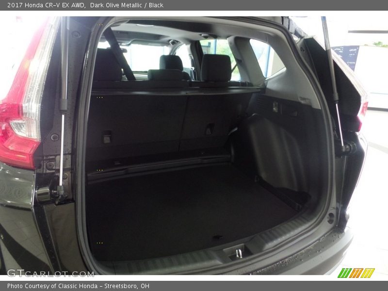 Dark Olive Metallic / Black 2017 Honda CR-V EX AWD