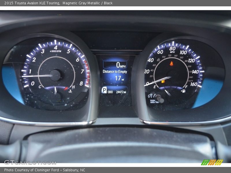 Magnetic Gray Metallic / Black 2015 Toyota Avalon XLE Touring